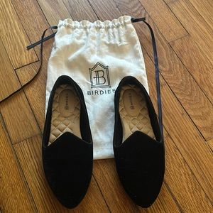 Birdies Heron velvet shoes, size 6.5